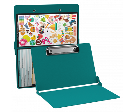 WhiteCoat Clipboard® - Teal Child Life Specialist Edition